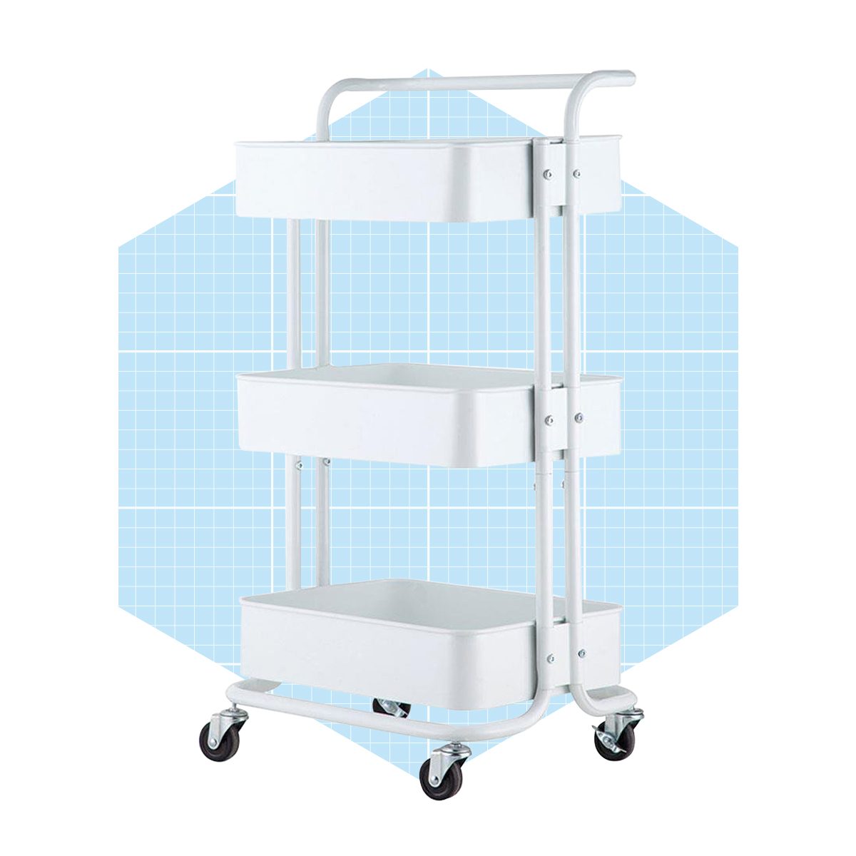 Winado 3 Tier Rolling Cart Indoor Or Outdoor Storage Organizer Cart Ecomm Walmart.com