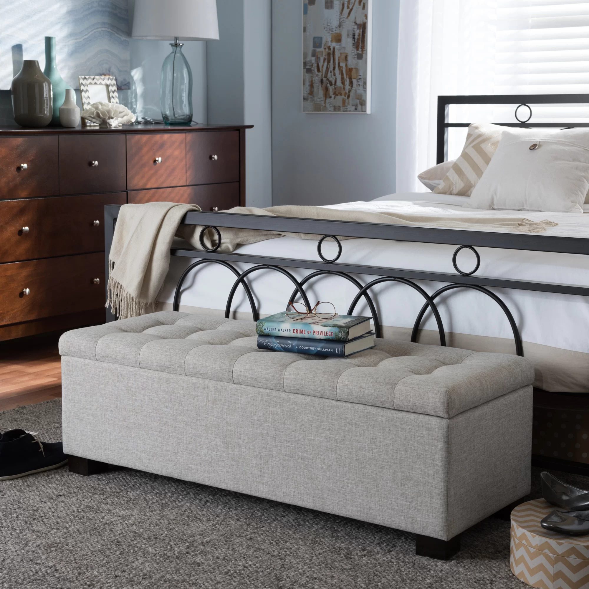 Kareem+upholstered+flip+top+storage+bench Ecomm Via Wayfair.com