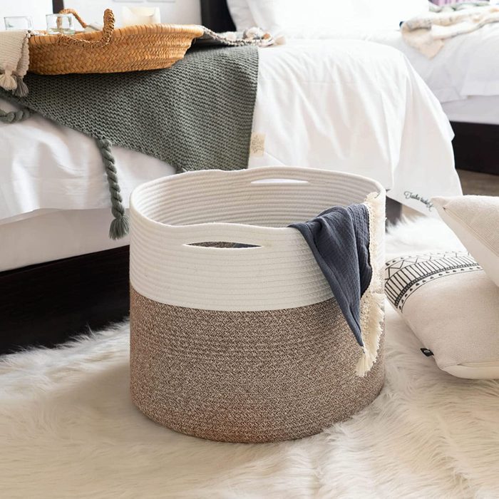 Goodpick Large Cotton Rope Basket Ecomm Via Amazon.com