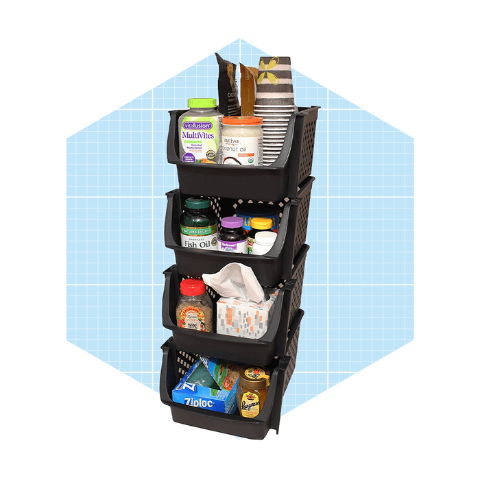 Skywin Plastic Stackable Storage Bins Ecomm Via Amazon