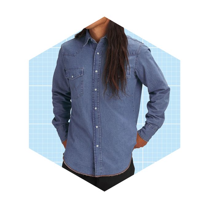 Cowboy Cut Work Western Denim Long Sleeve Shirt Ecomm Backcountry.com