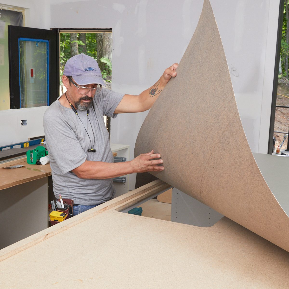 Laying out the laminate