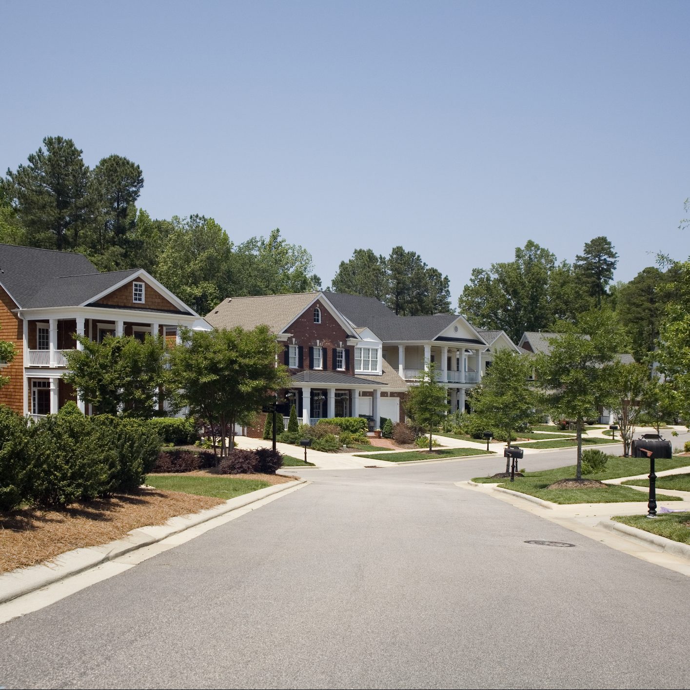 A residential street
