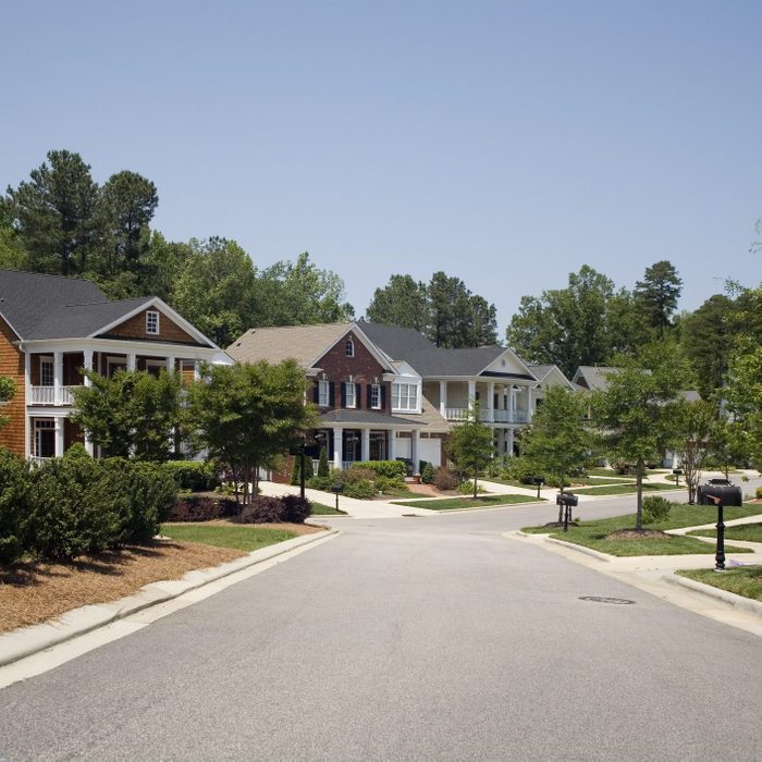 A residential street