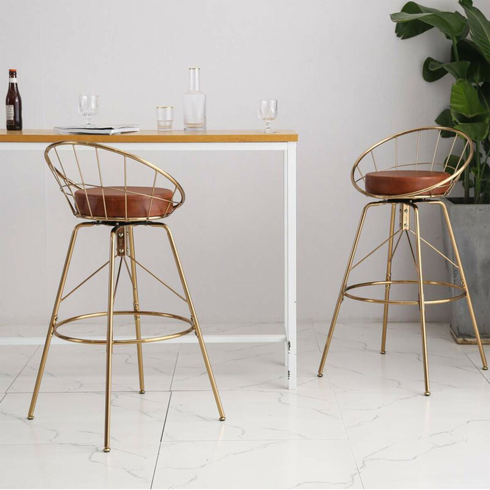 Pippen Swivel Bar & Counter Stool (set Of 2) Wayfair