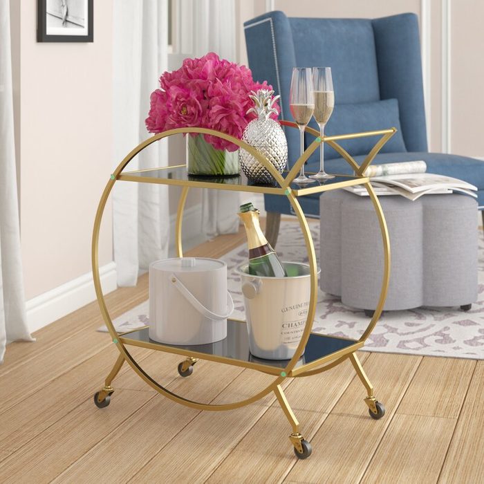 Willa Arlo Interiors Kiven Bar Cart