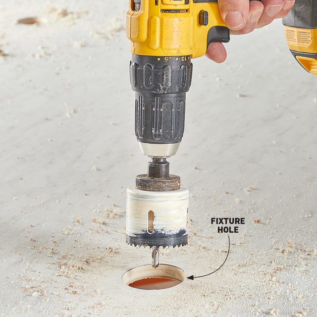 Marking and drilling fixture holes