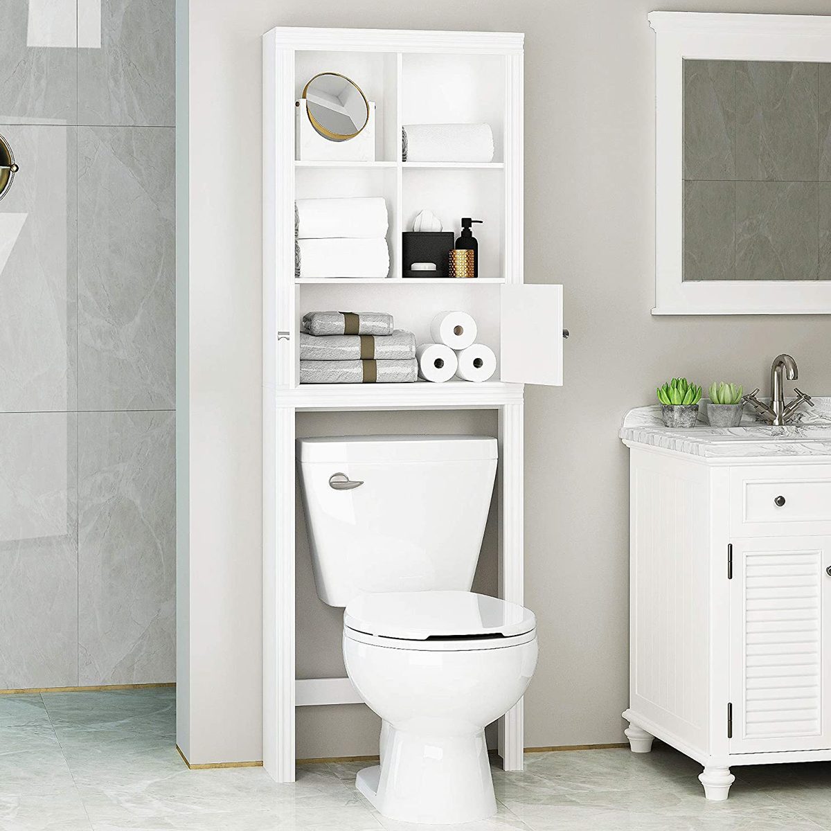 Over Toilet Bathroom Storage