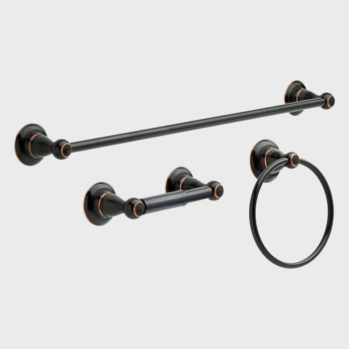 Delta Porter Towel Bar Bathroom Set