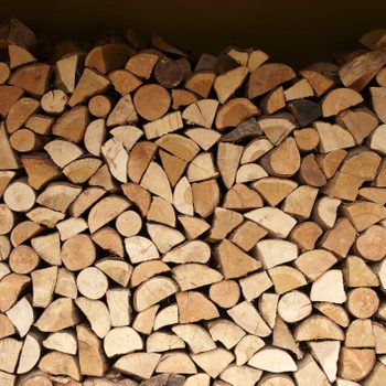 firewood stacked