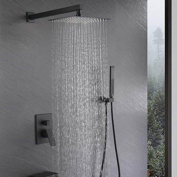 Kes Black Spa Shower