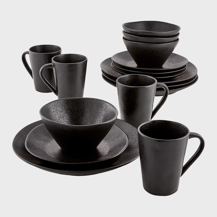 Matte Black Dinnerware Set