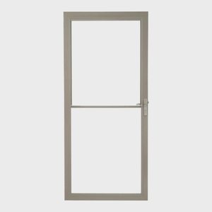 Self Storing Storm Door Via Homedepot.com