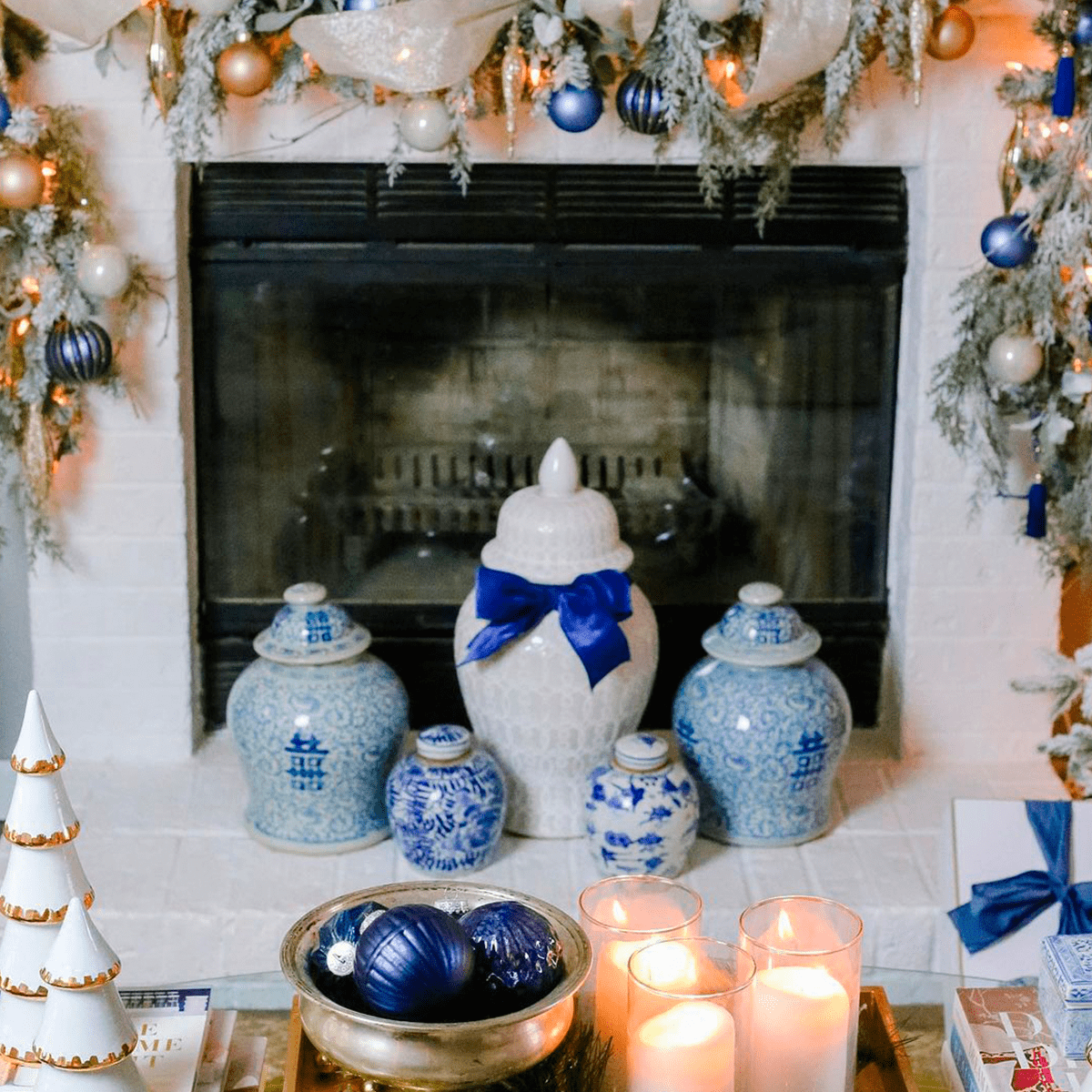 White Fireplace