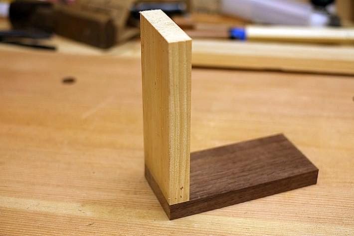 wood held together with a butt joint