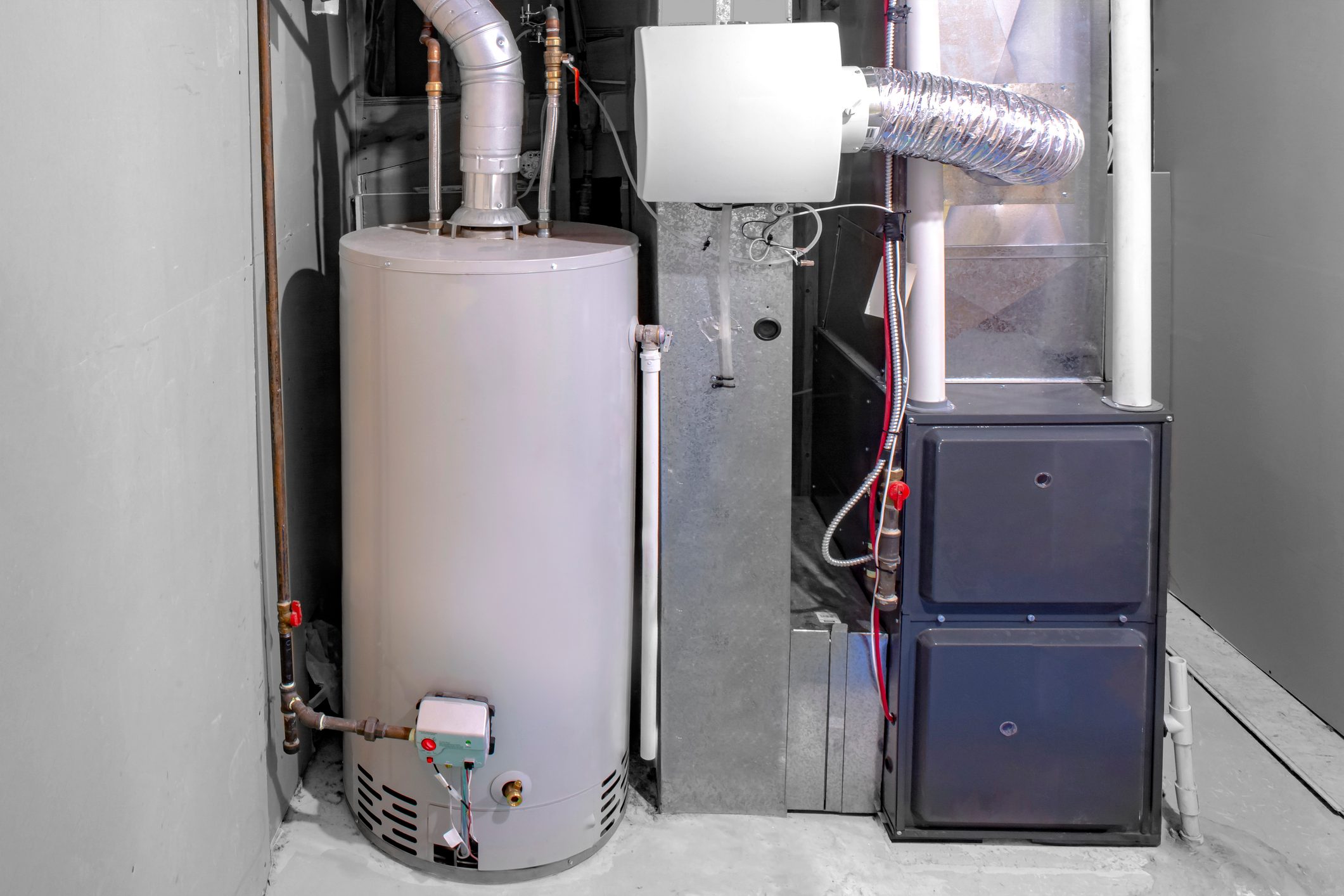 A home furnace