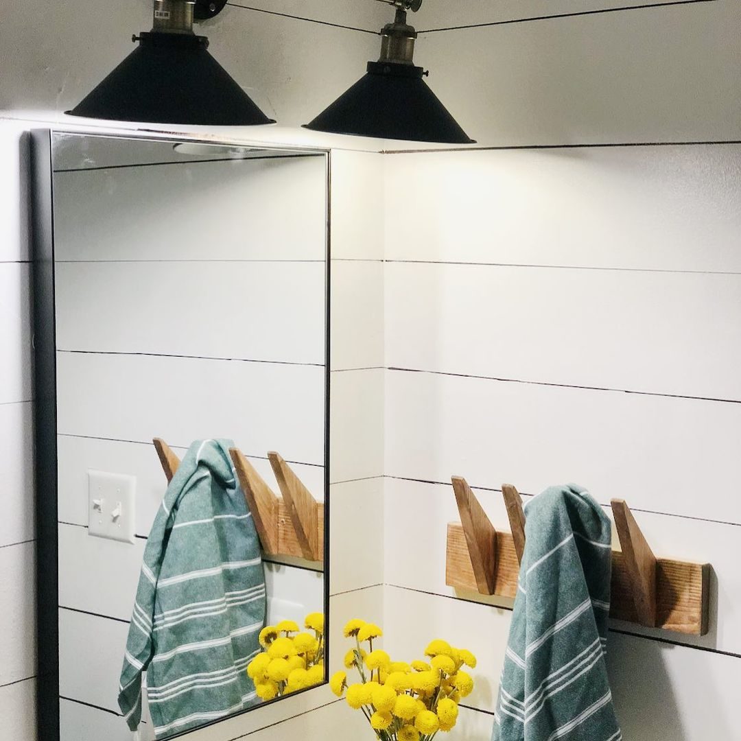 Triangle Hooks Diy Towel Rack
