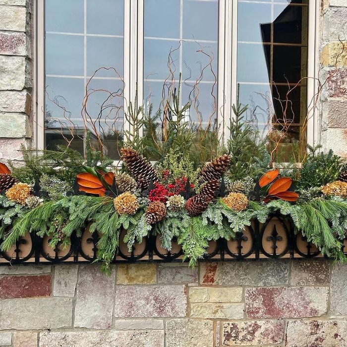 Autumn To Winter Transition Window Box