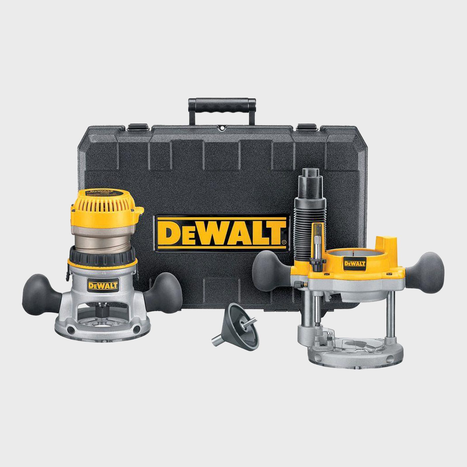 Dewalt Fixed Base Plunge Router Combo Kit Via Homedepot