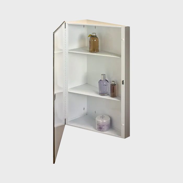 Jensen Corner Frameless Mirrored Medicine Cabinet