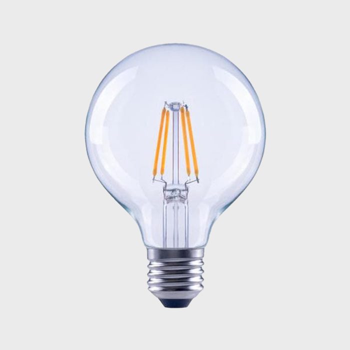 Dimmable Vintage Edison Filament Led Light Bulb Via Homedepot