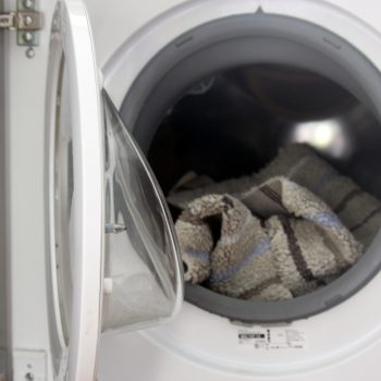 bath mat inside Washing Machine