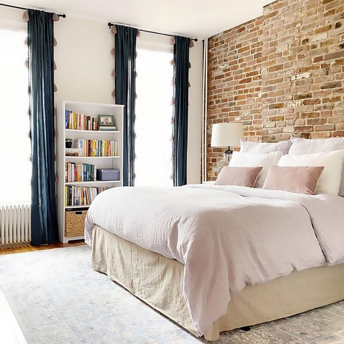 Exposed Brick Bedroom