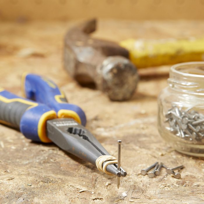 Small Parts Clamp Pliers Trick