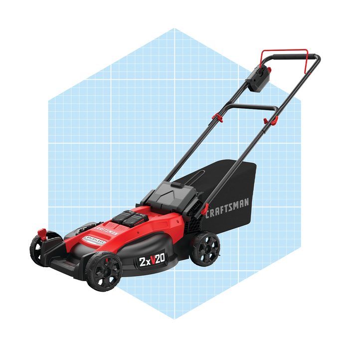 Craftsman V20 20 Volt Max 20 In Push Cordless Lawn Mower 5 Ah