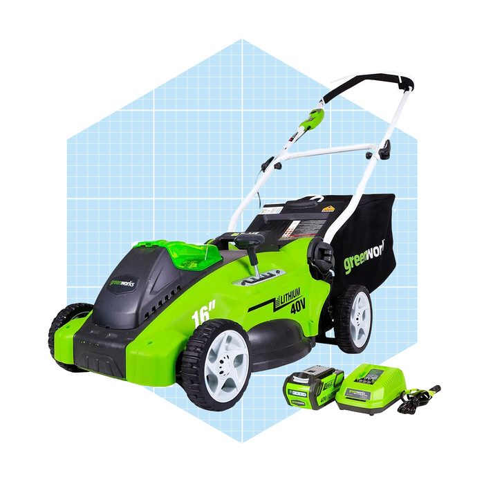 Greenworks 40v 16 Inch Cordless Walk Behind Lawn Mower