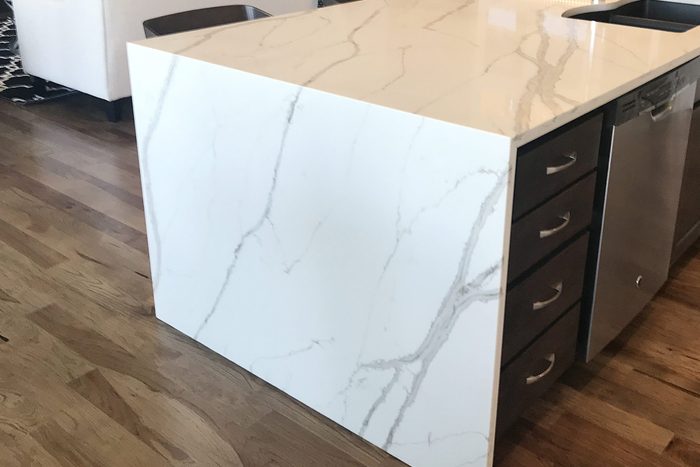 Kitchen Waterfall Island