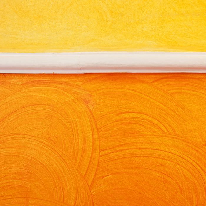 close up of Sponge painted wall