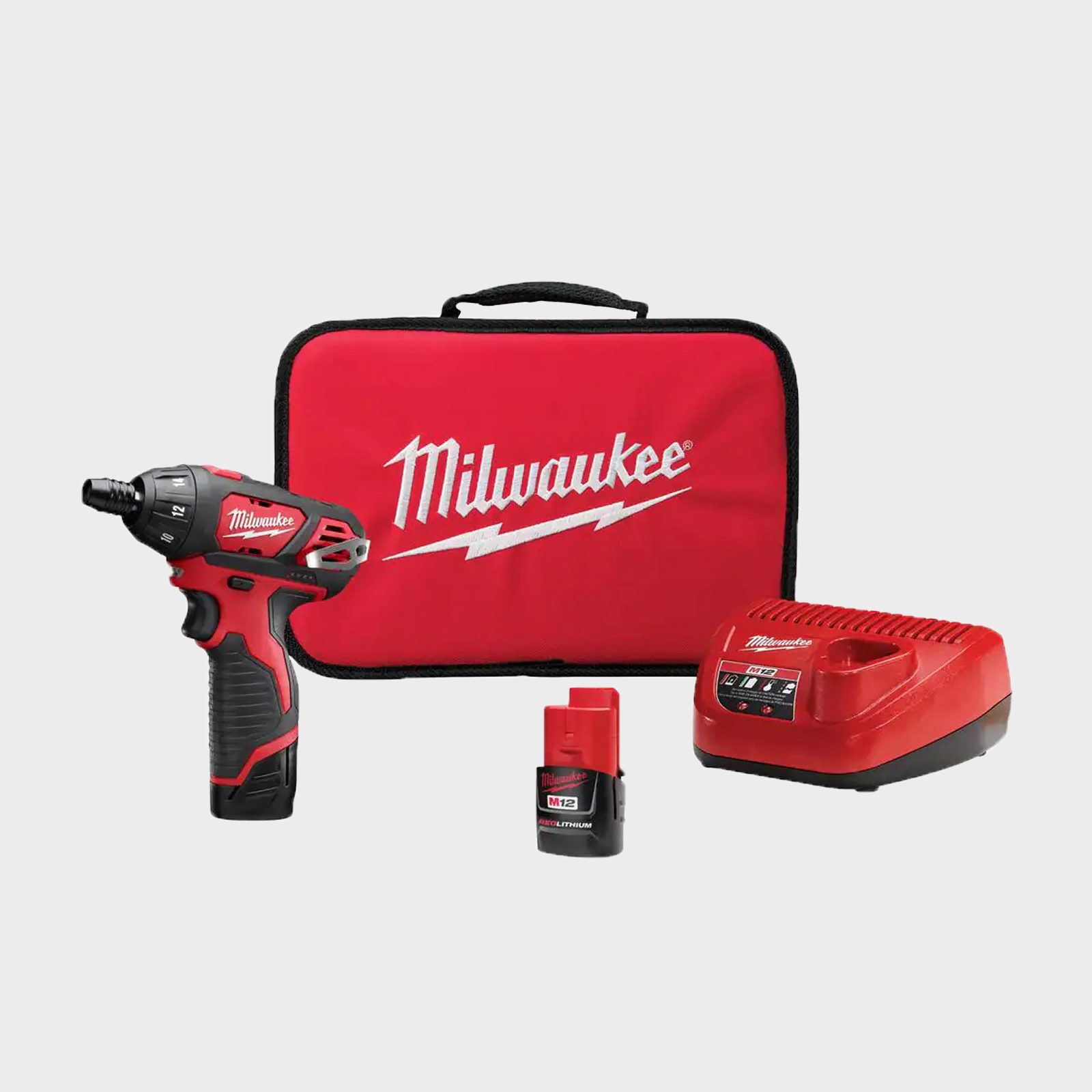 Milwaukee M12 12 Volt Lithium Ion Cordless Hex Screwdriver Kit