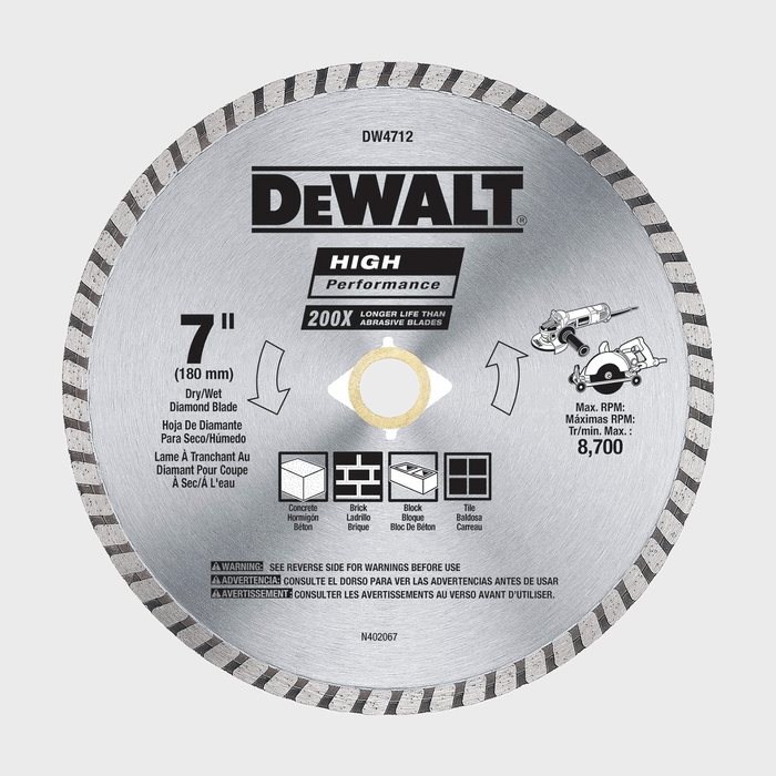 Dewalt Diamond Blade For Block And Brick Ecomm Via Amazon