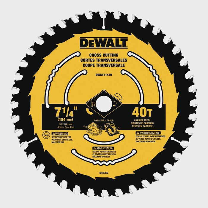 Dewalt Inch 40 Tooth Circular Saw Blade Ecomm Via Amazon