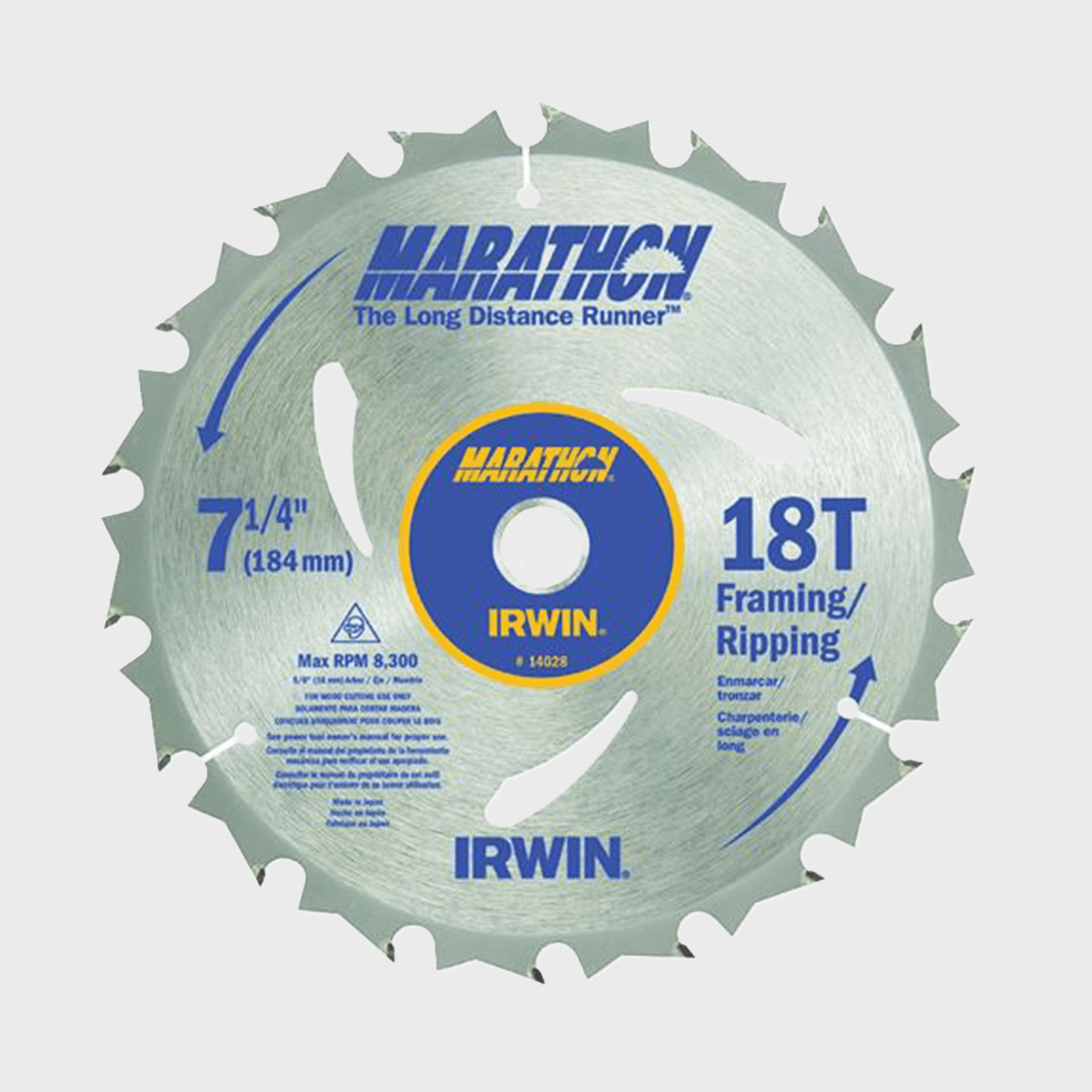 Irwin Marathon Circular Saw Blade 18t Ecomm Via Amazon
