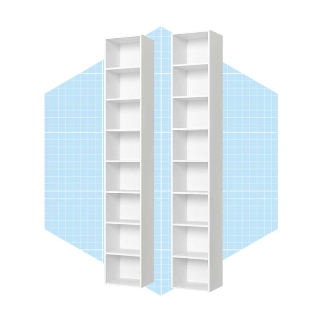 Gracyn 8 Tier Narrow Bookshelf From Wayfair