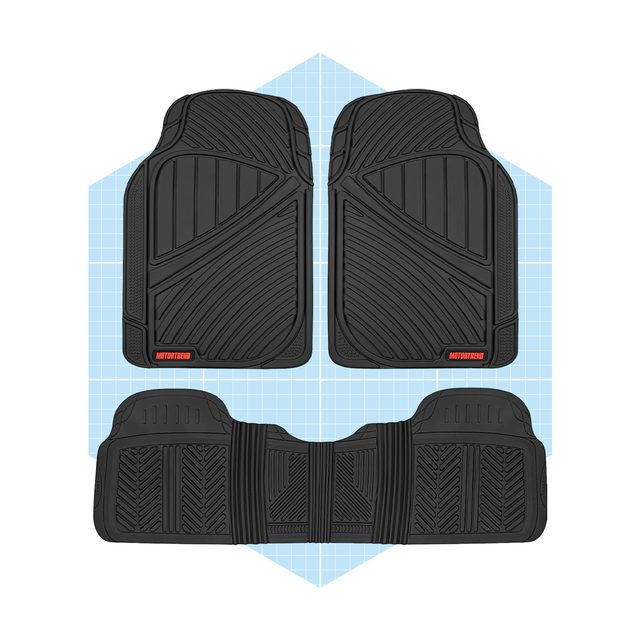 Motor Trend Flextough Performance All Weather Rubber Car Floor Mats