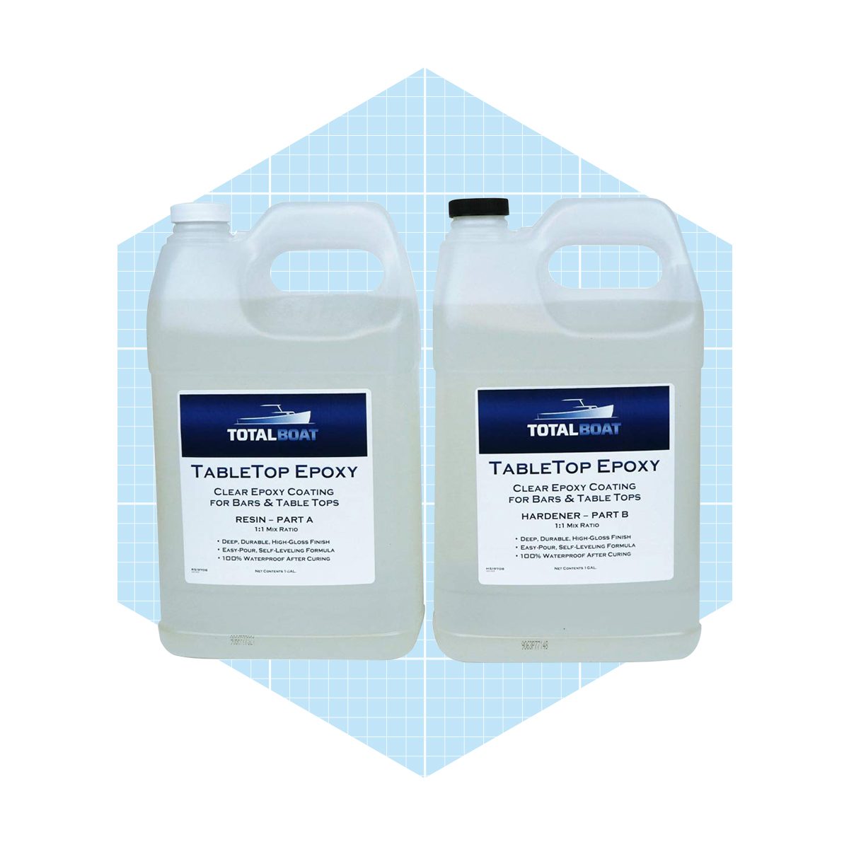 Totalboat Table Top Epoxy Resin 2 Gallon Kit Ecomm Amazon.com