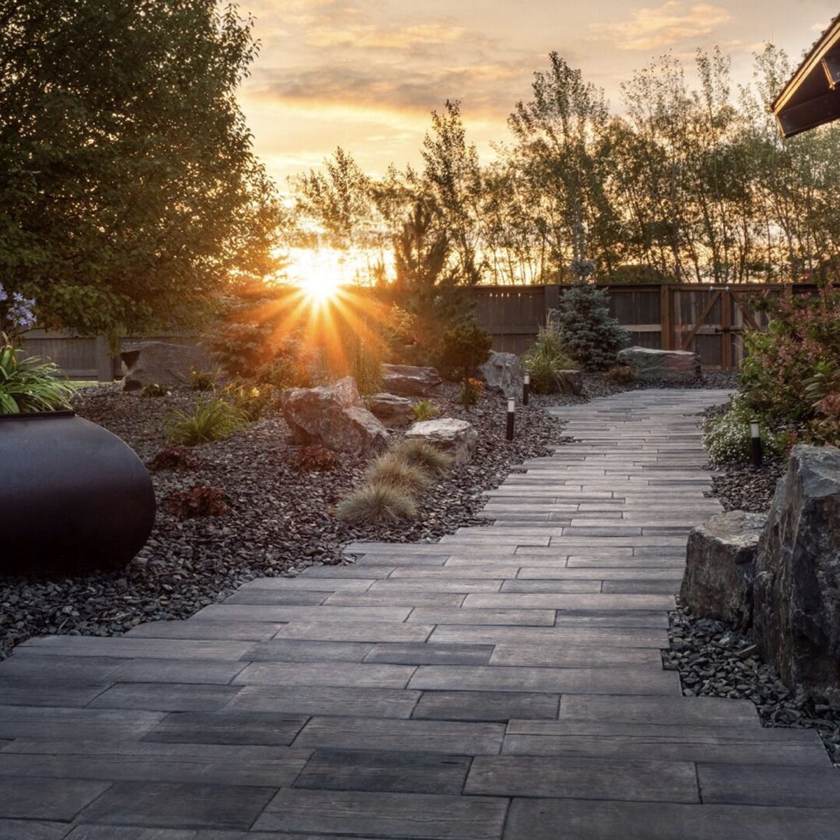 Wood Look Concrete Walkway Courtesy Barkmanconcretet Instagram