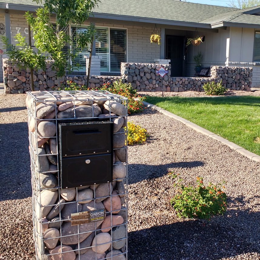 Gabion Garden Fence