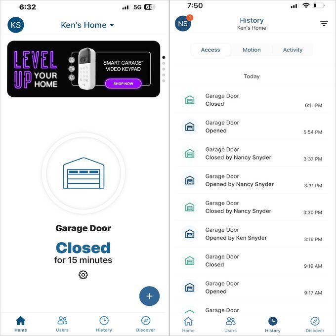 Chamberlain Myq Smart Garage Control