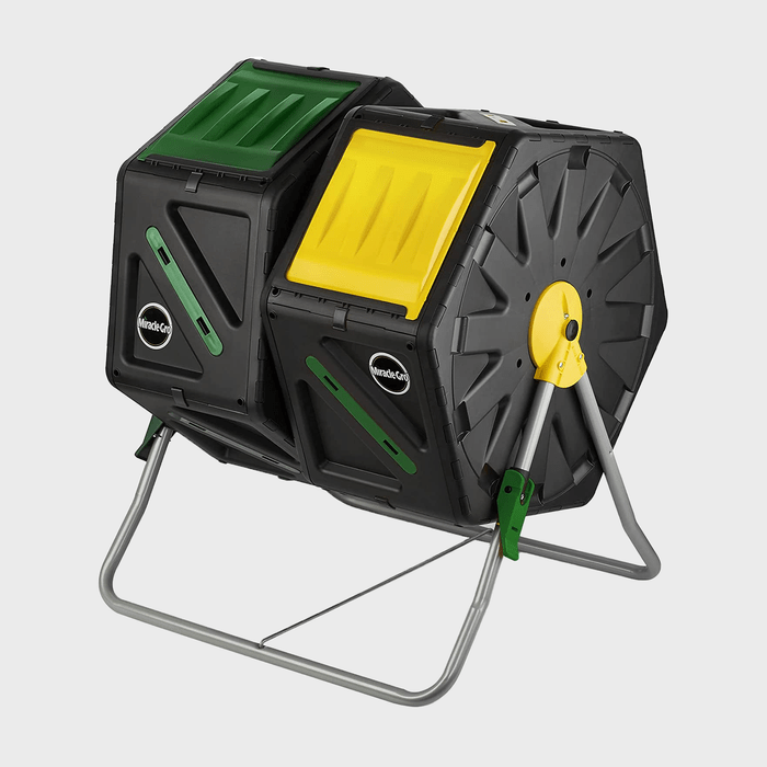 Dual Chamber Compost Tumbler High Volume Composter Ecomm Via Amazon