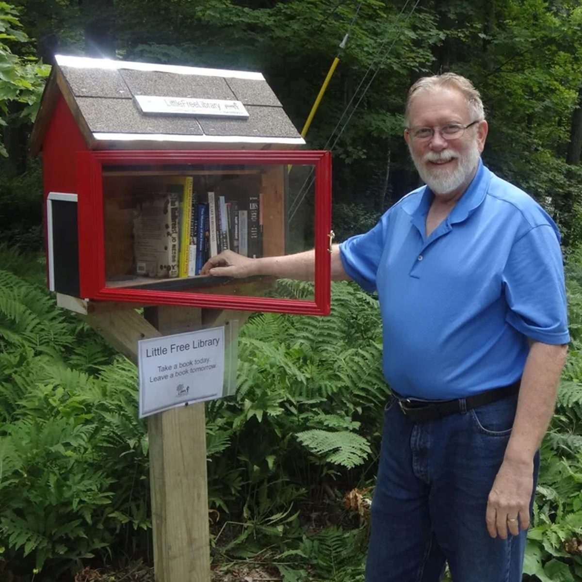 Lake Raponda Covered Bridge Little Free Library Via Instructables.com