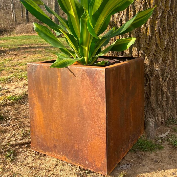 Square Metal Planter Ecomm Etsy.com