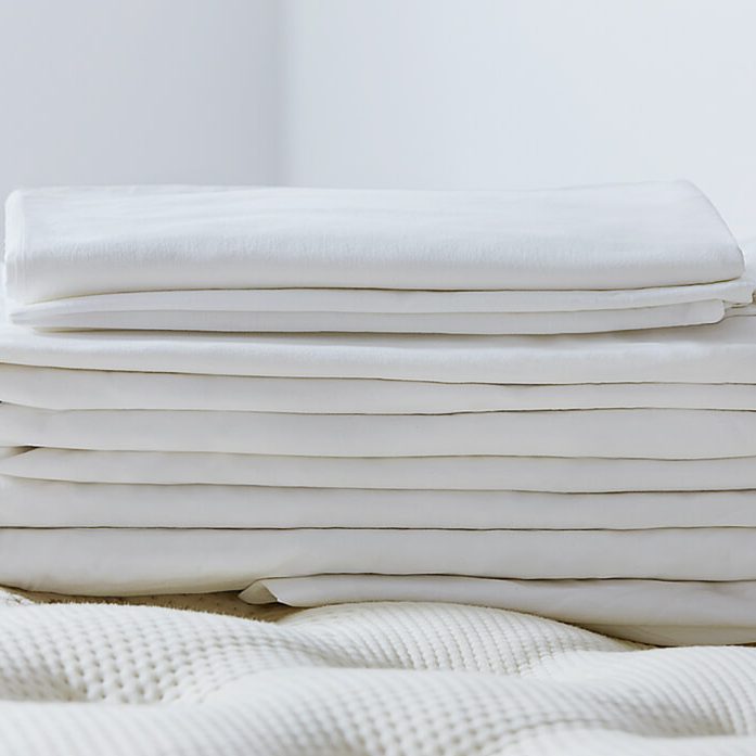 Organic Percale Sheet Set Ecomm Via Saatva.com