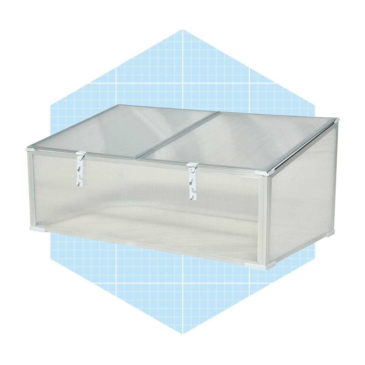 Hanover 39 In. Single Garden Bed Cold Frame Mini Greenhouse Plant Protector Ecomm Walmart.com