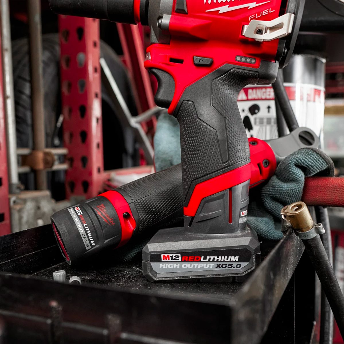 M12 Redlithium High Output Batteries Courtesy Milwaukee Tools