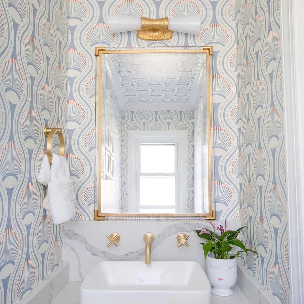 Sophisticated Bathroom Wallpaper