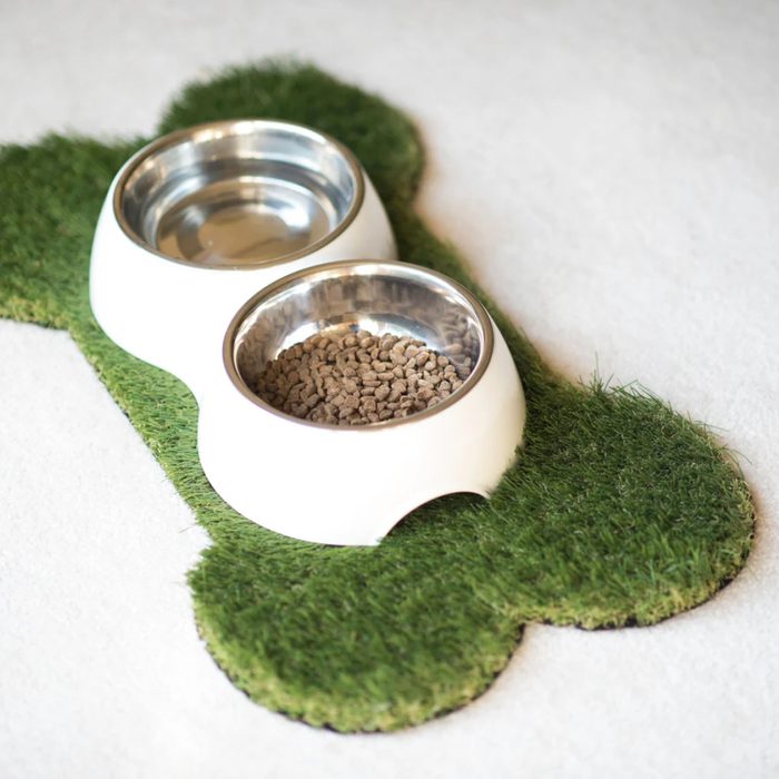 Dog Bone Synthetic Grass Doormat Ecomm Etsy.com